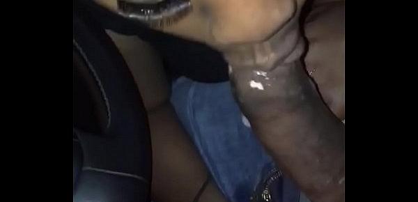  Sucking his dick in the car